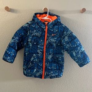 NIKE HOODED WINTER COAT/PUFFER JACKET - Toddler 4